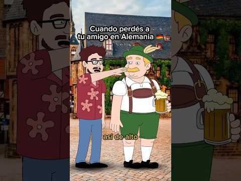 Cuando perdés a tu amigo en Alemania 🇩🇪 @Rulombot  #shorts #reels #comedia #humor #internet
